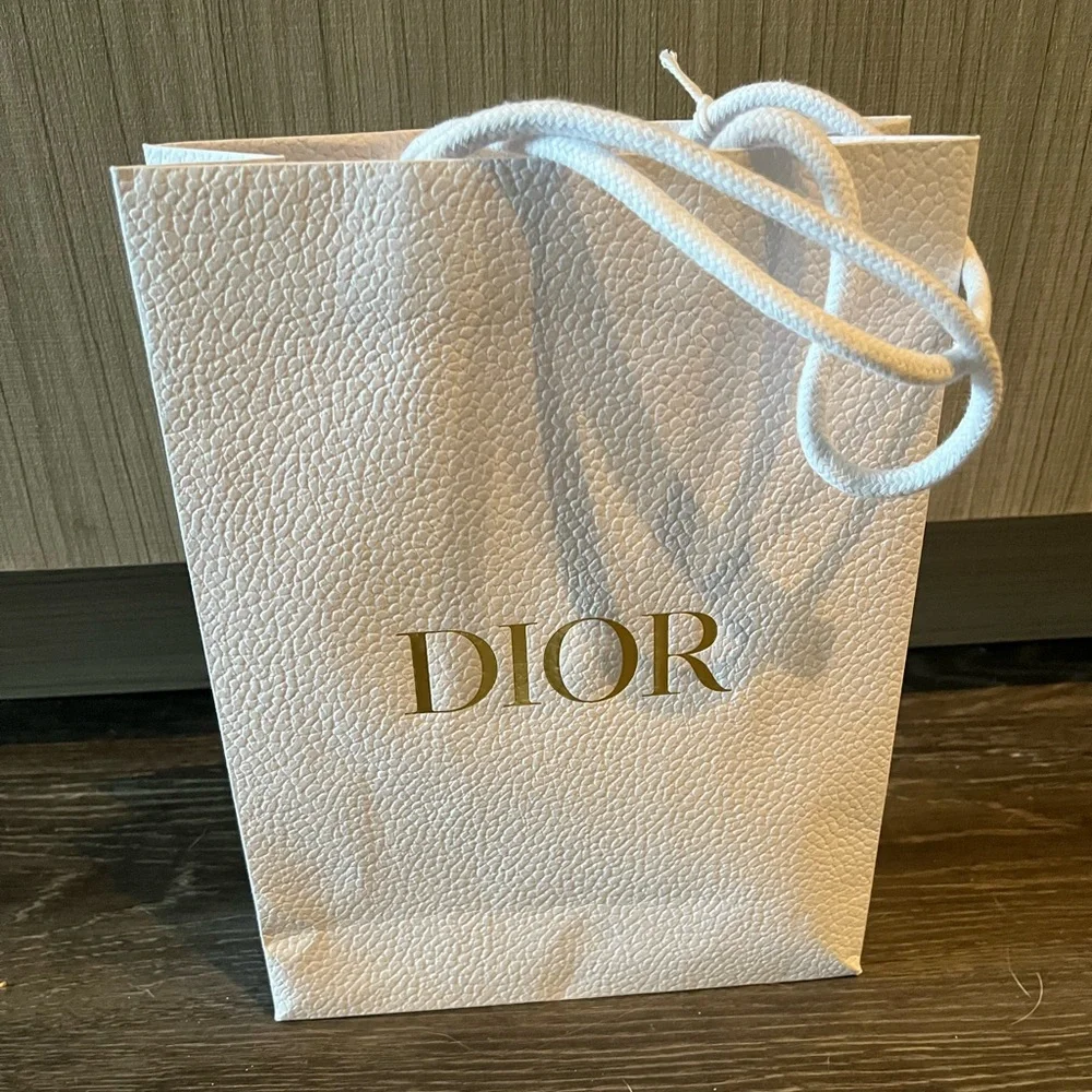 Christian Dior | Authentic Gift Bag With Gold Star Bag Charm